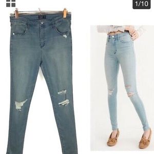 Abercrombie & Fitch Simone High Rise Skinny Jeans